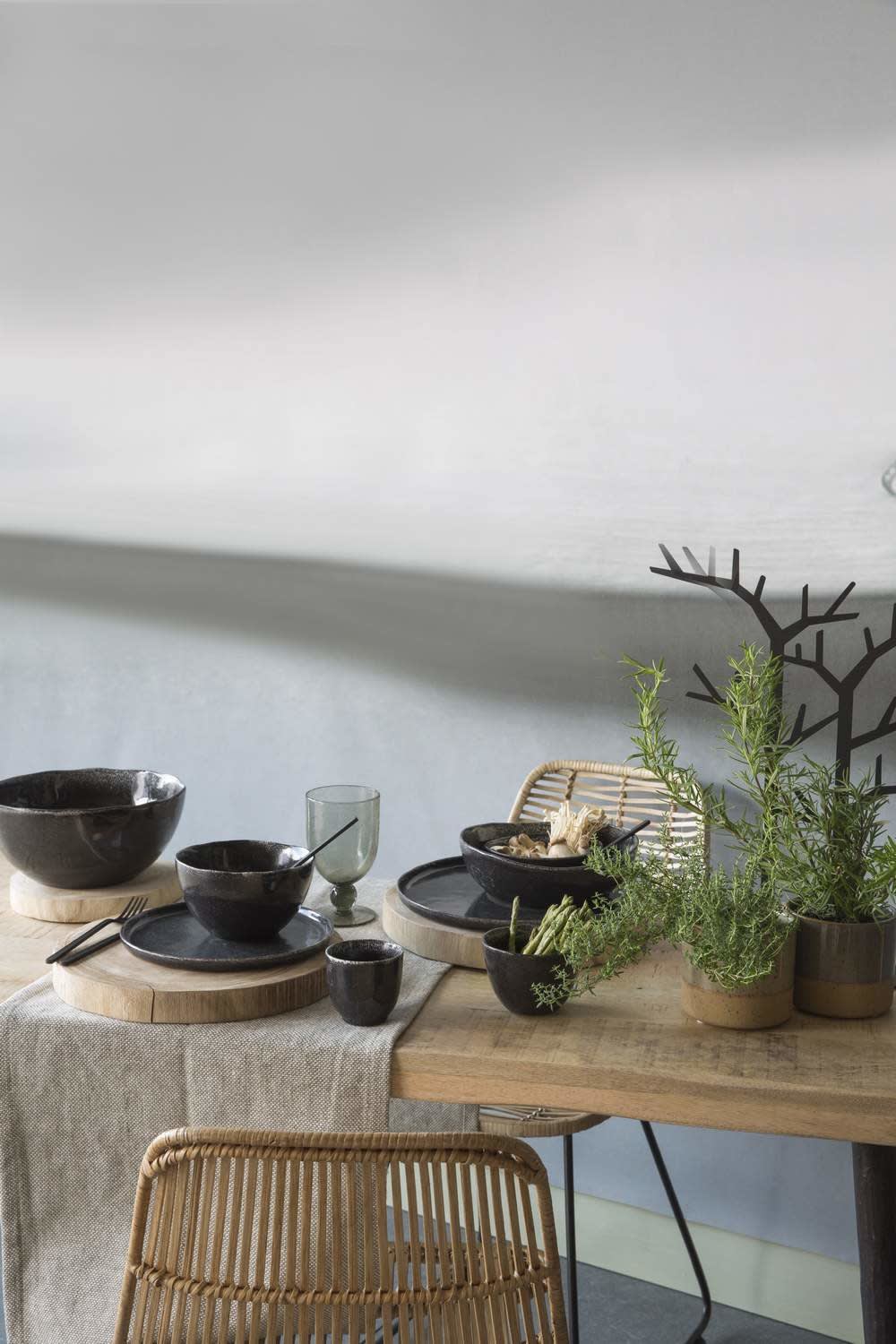 Saladier en grès noir - Maisons du Monde
