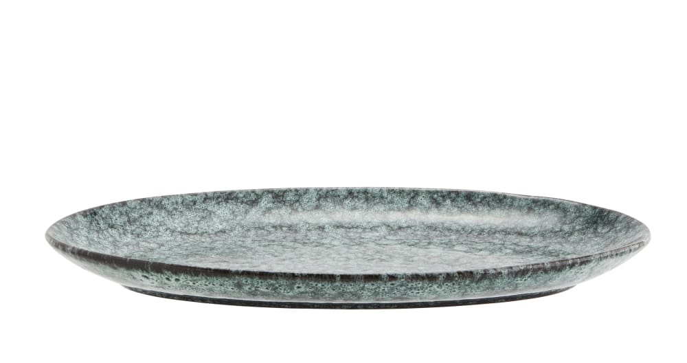 Piatto da portata in ceramica blu-verde - Madam Stoltz