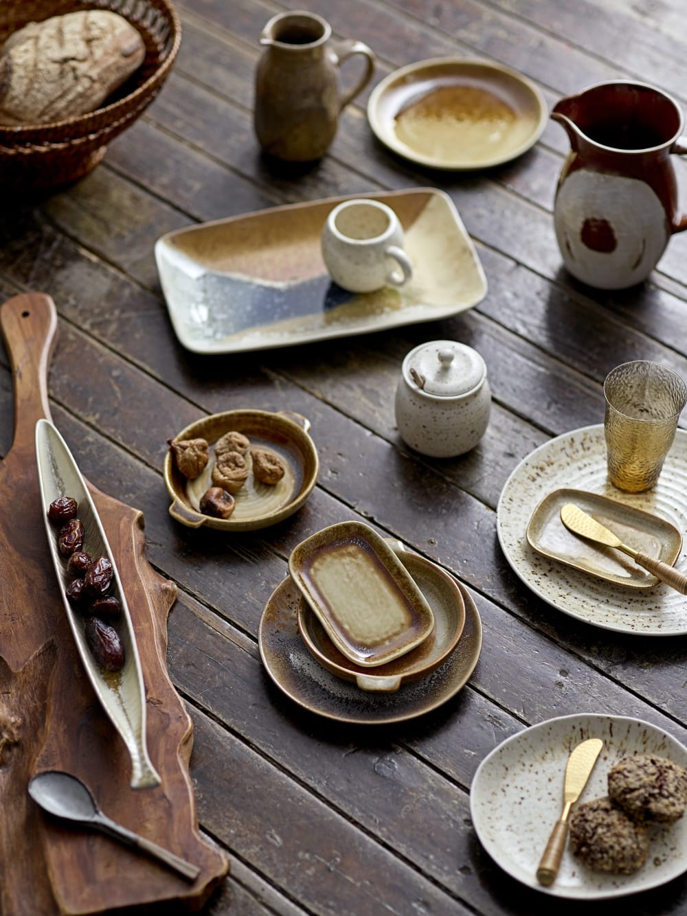 Assiette en grès blanc - Maisons du Monde