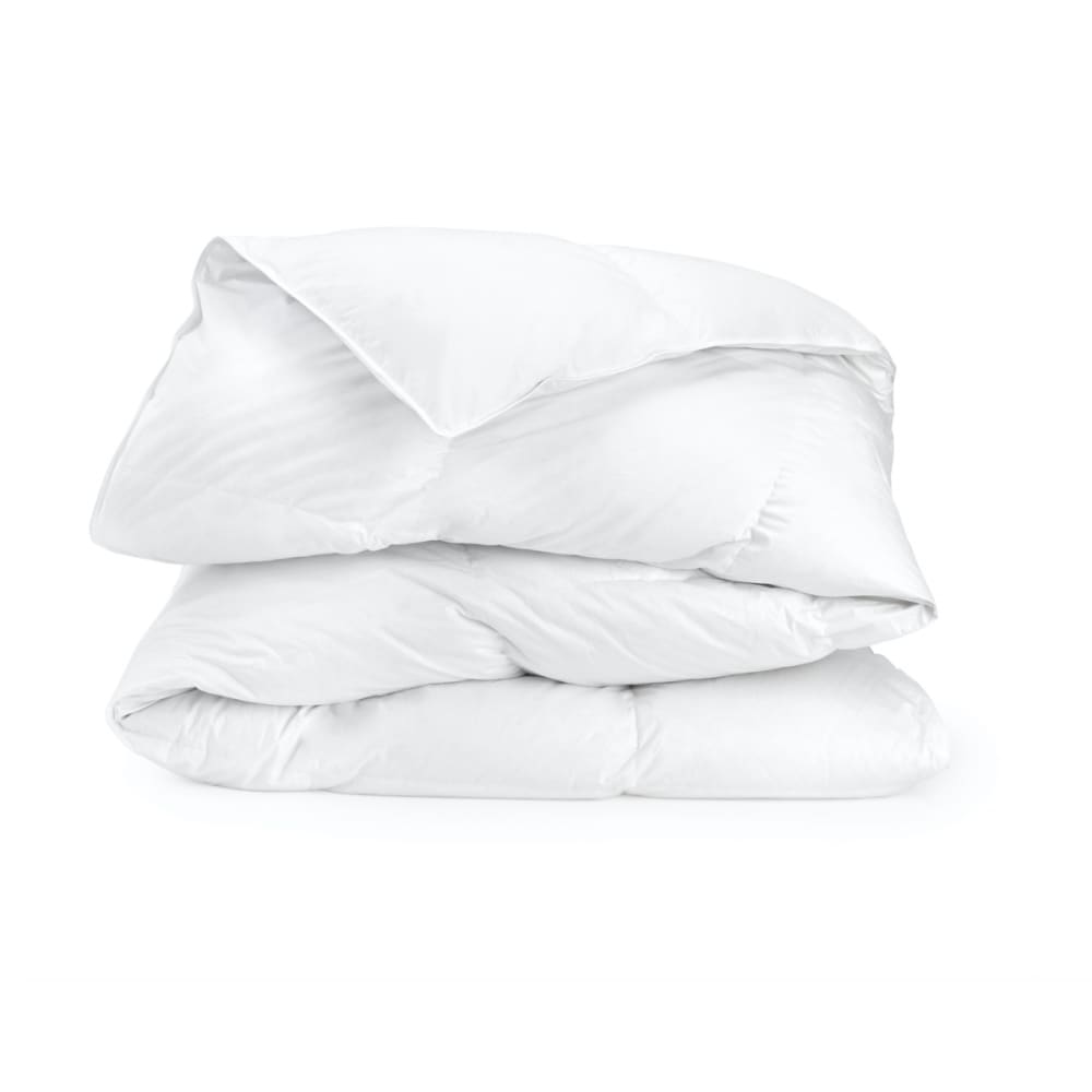 Couette 220 x 240 cm anti-acarien - 350g/m2 - Blanc - 220x240 cm