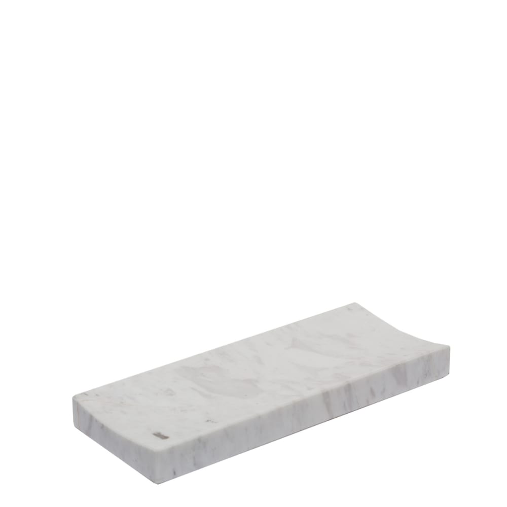 Tappetino da scrivania in marmo bianco e grigio l19 - Modello Contemporaneo - Marmo