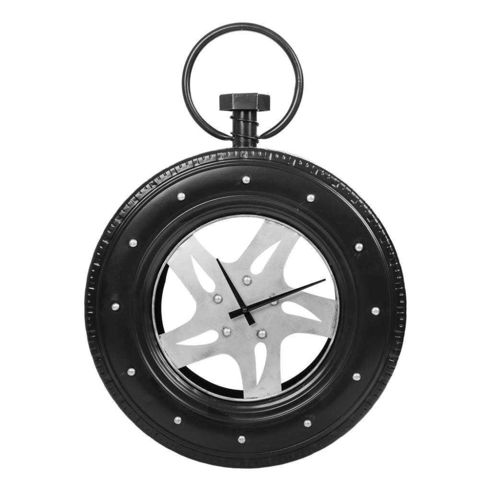 Reloj de metal negro 51x14,5x72h cm - Maisons du Monde