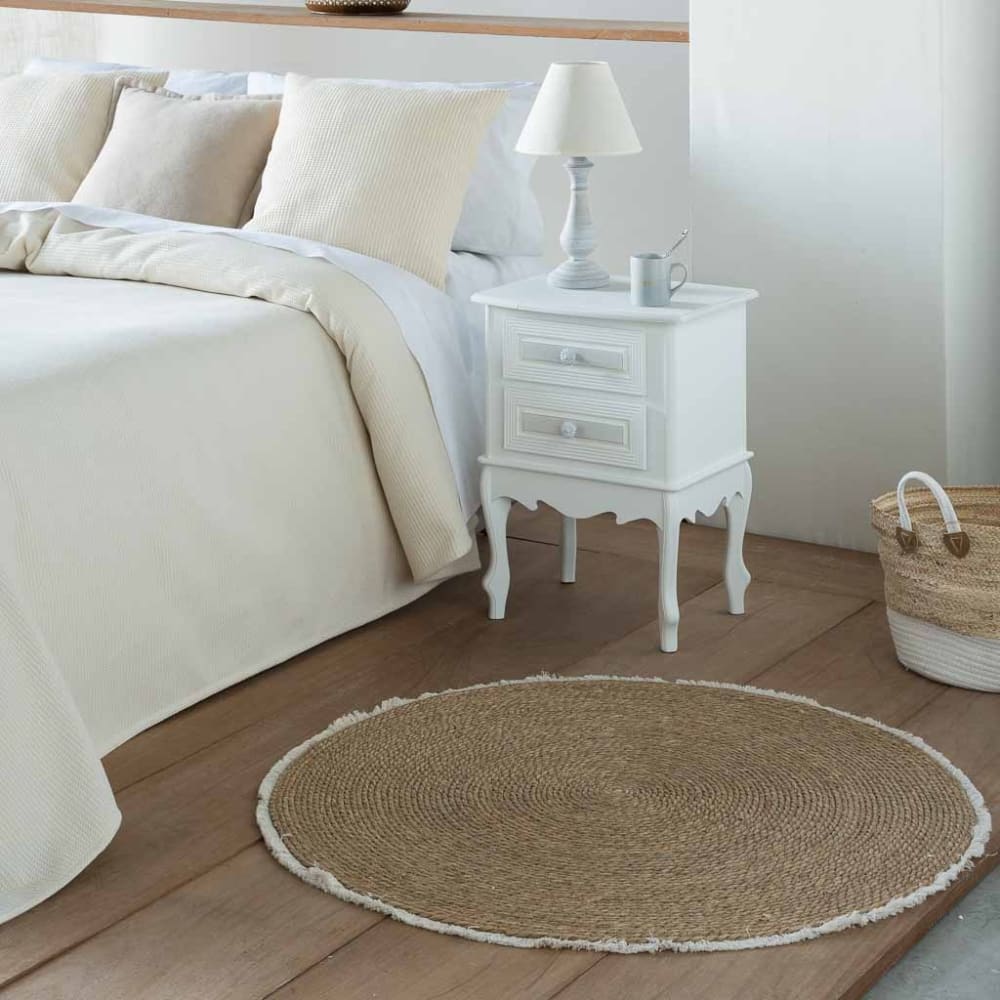 Alfombra fibra natural tejido artesanal : d100x1h cm - Maisons du Monde