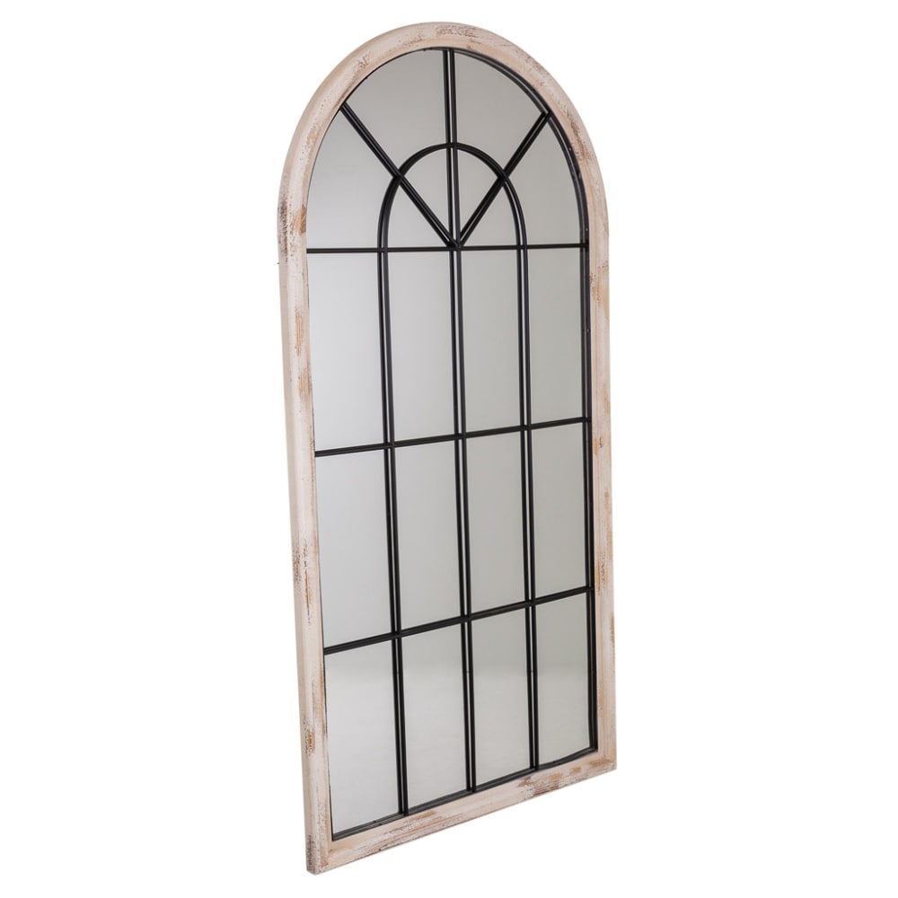 Espejo de madera : 86x4x168h cm