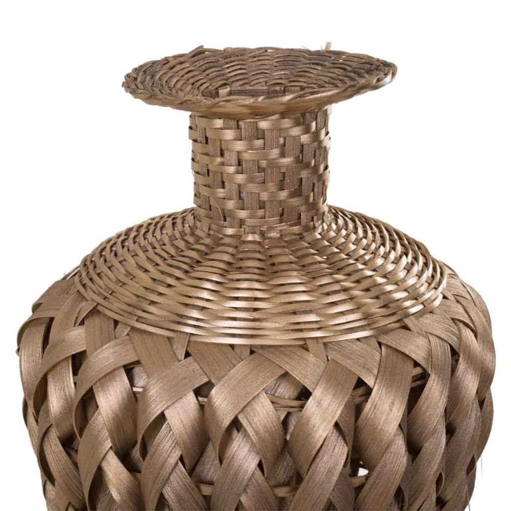 Jarrón bambú dorado 15x26x36h cm - Maisons du Monde