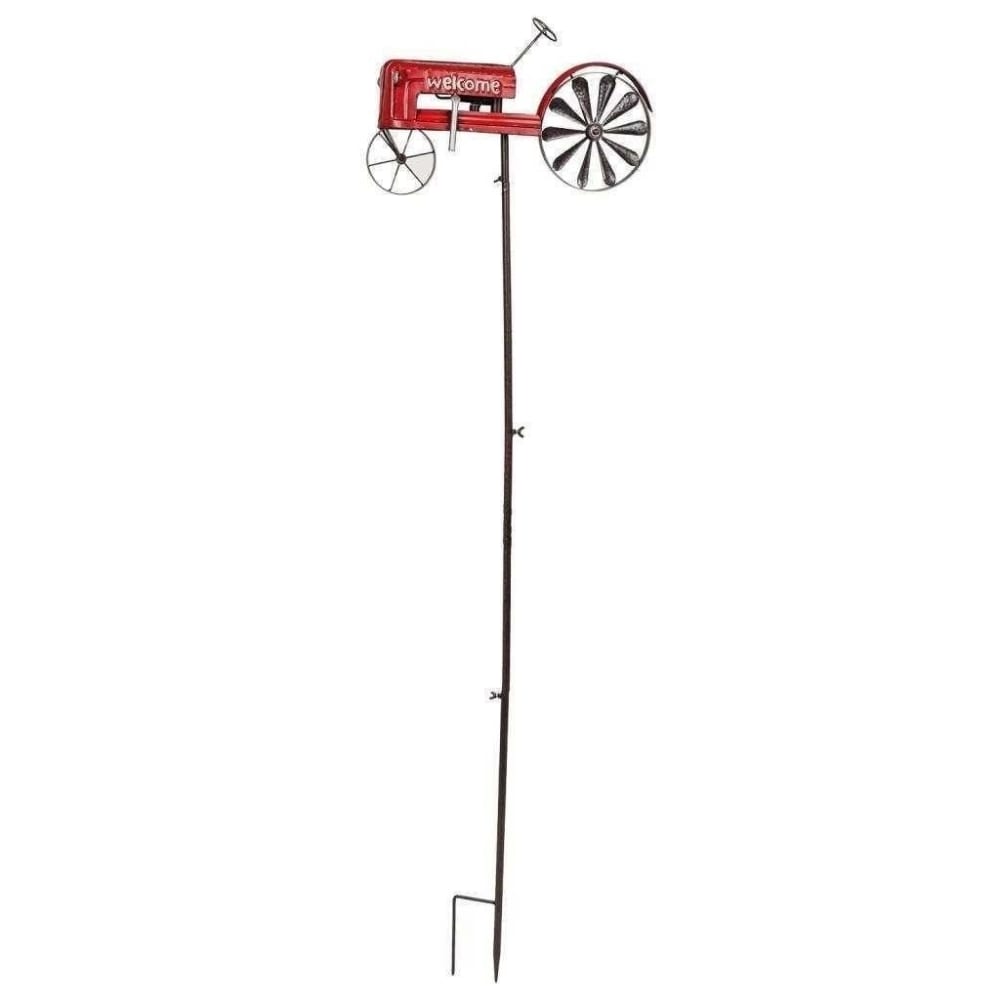 Kit tractor decoracion de metal : 44x13x130h cm
