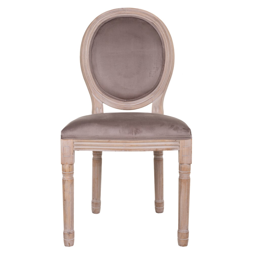 Silla de madera tapizada  48x46x48/96h cm - Maisons du Monde