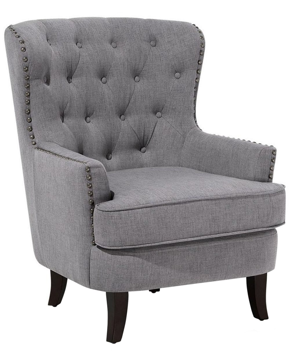 Sessel Aus Stoff 93Cm, Grau