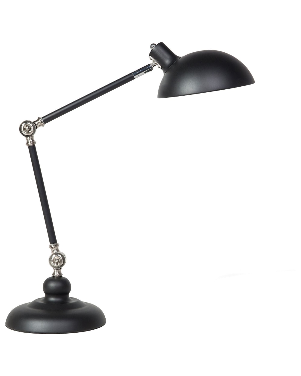 Beliani Tischleuchte aus Metall 80cm, schwarz style industrial - Metall