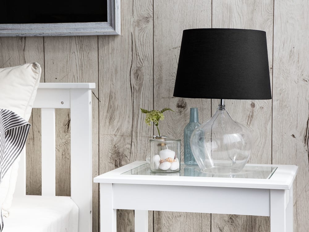 Lampe à poser verre noir — vue 3
