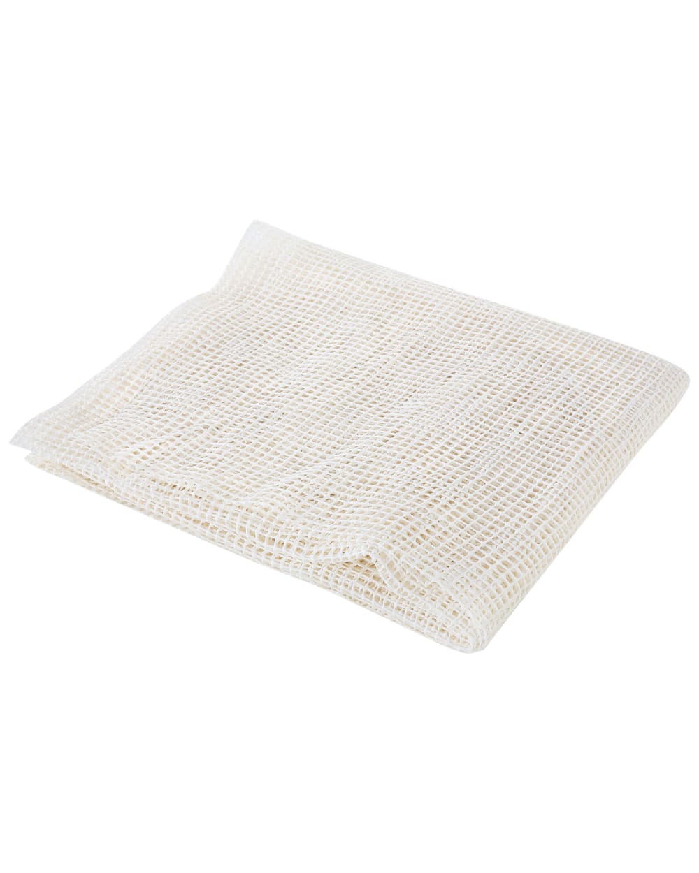 Beliani Antirutschmatte Teppich aus Kunststoff 190 x 150cm, weiß style classic chic - Pvc - Polyvinlychlorid