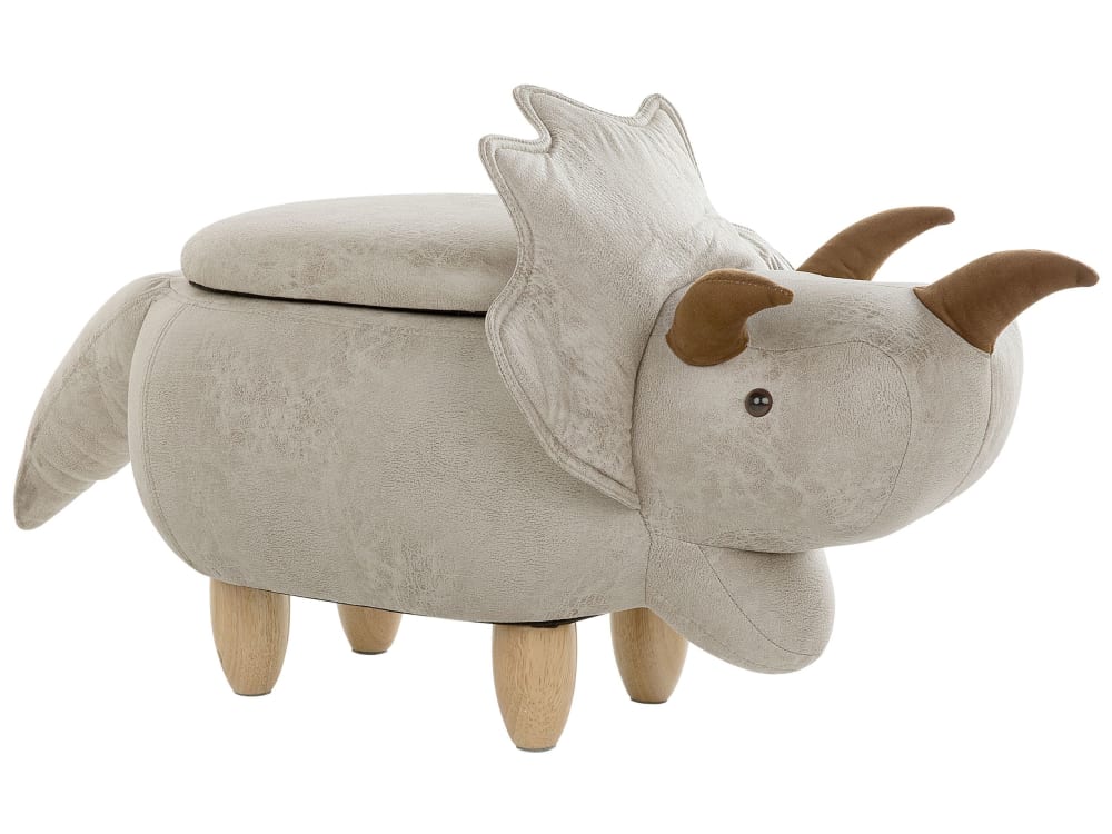 Tierhocker Aus Stoff L42 Cm, Grau