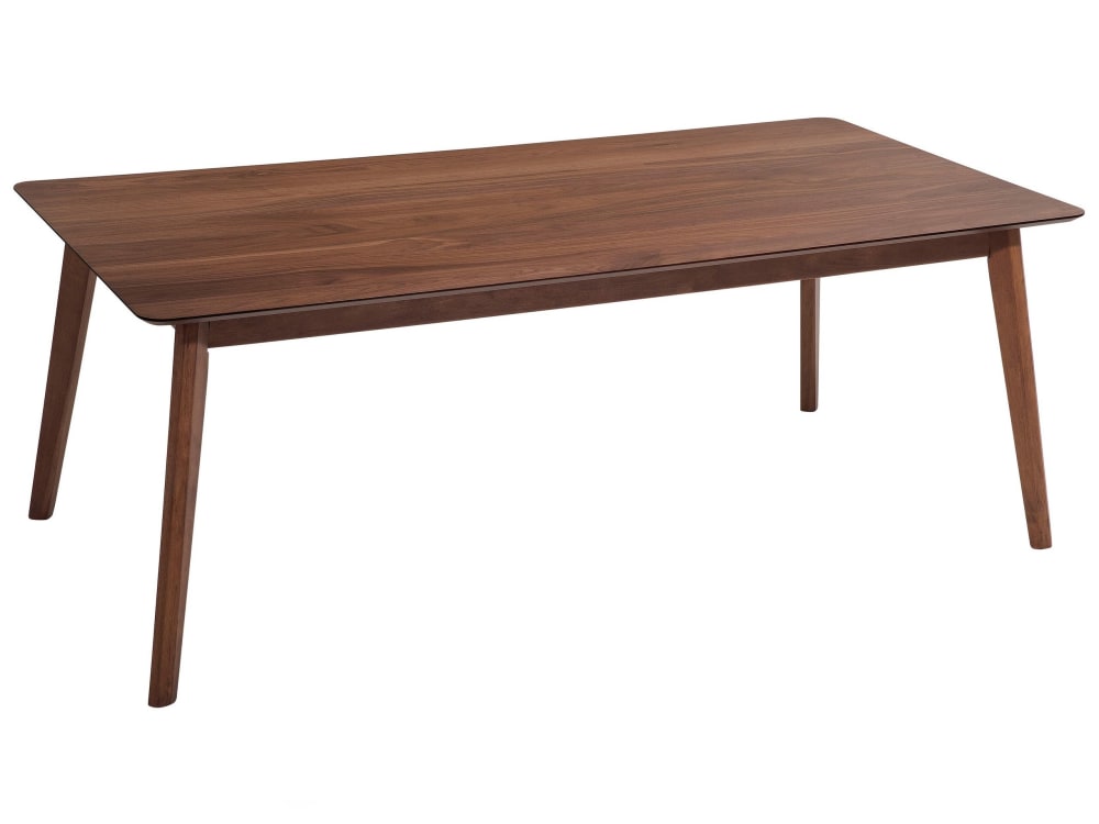 Beliani Esszimmertisch 8 Personen aus Mdf-platte, braun style vintage - Spanplatte