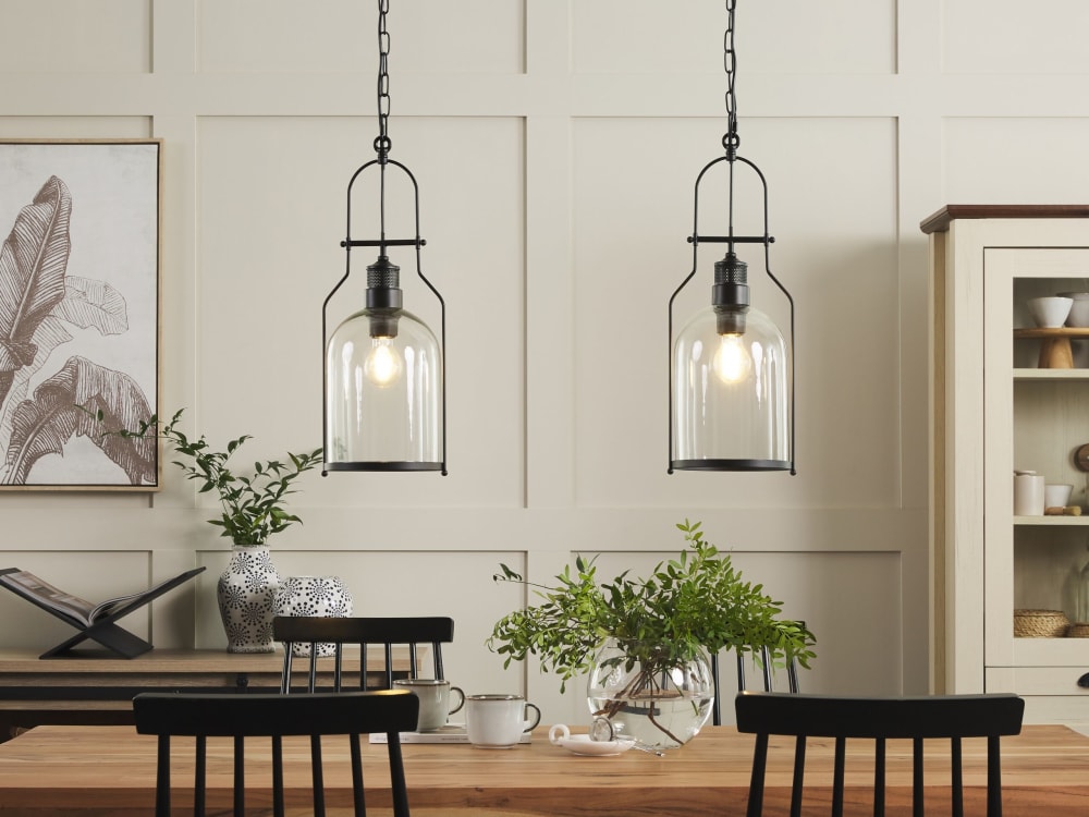 Pendelleuchten aus Metall 166cm, schwarz - Maisons Du Monde