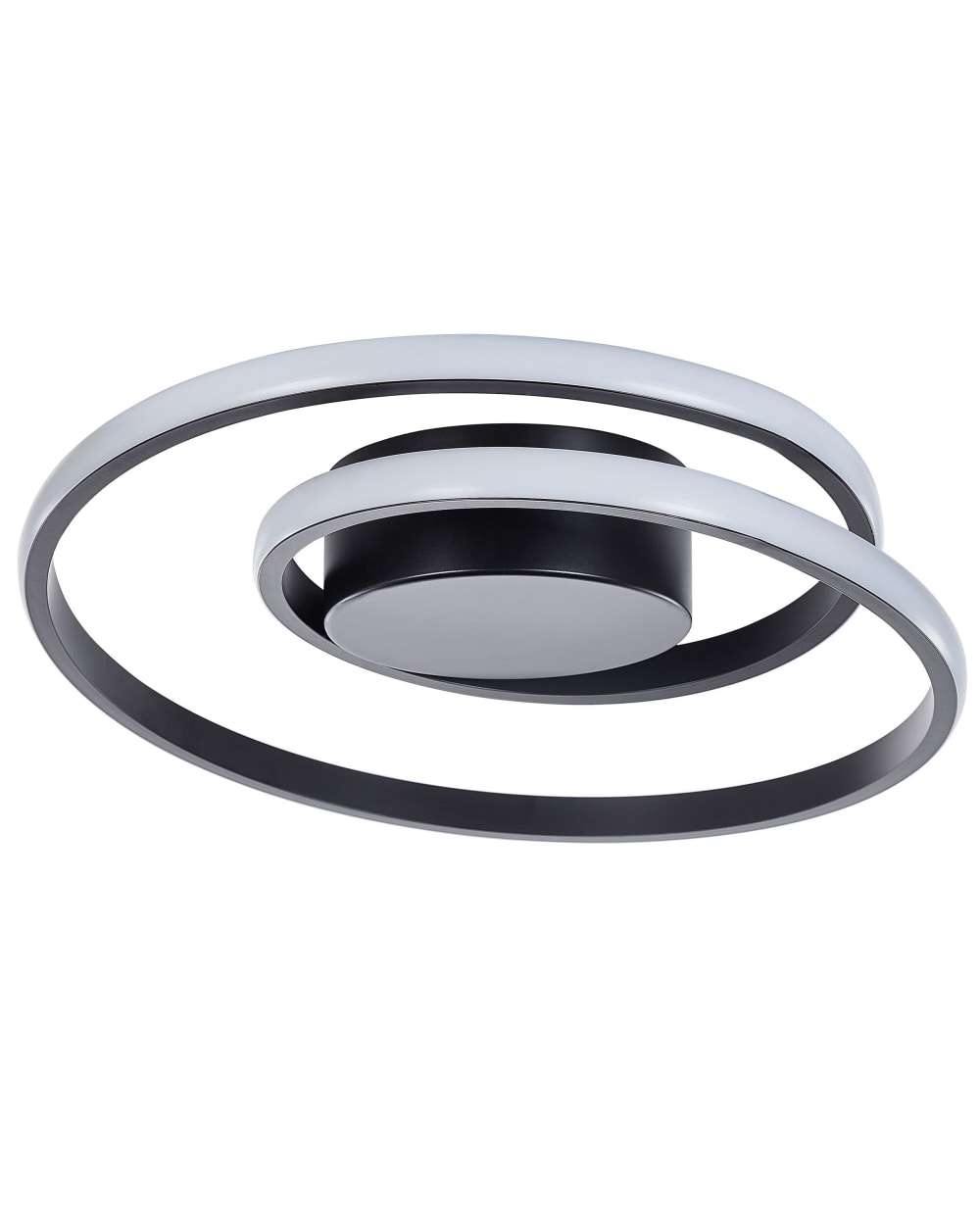 Plafonnier à led métal noir