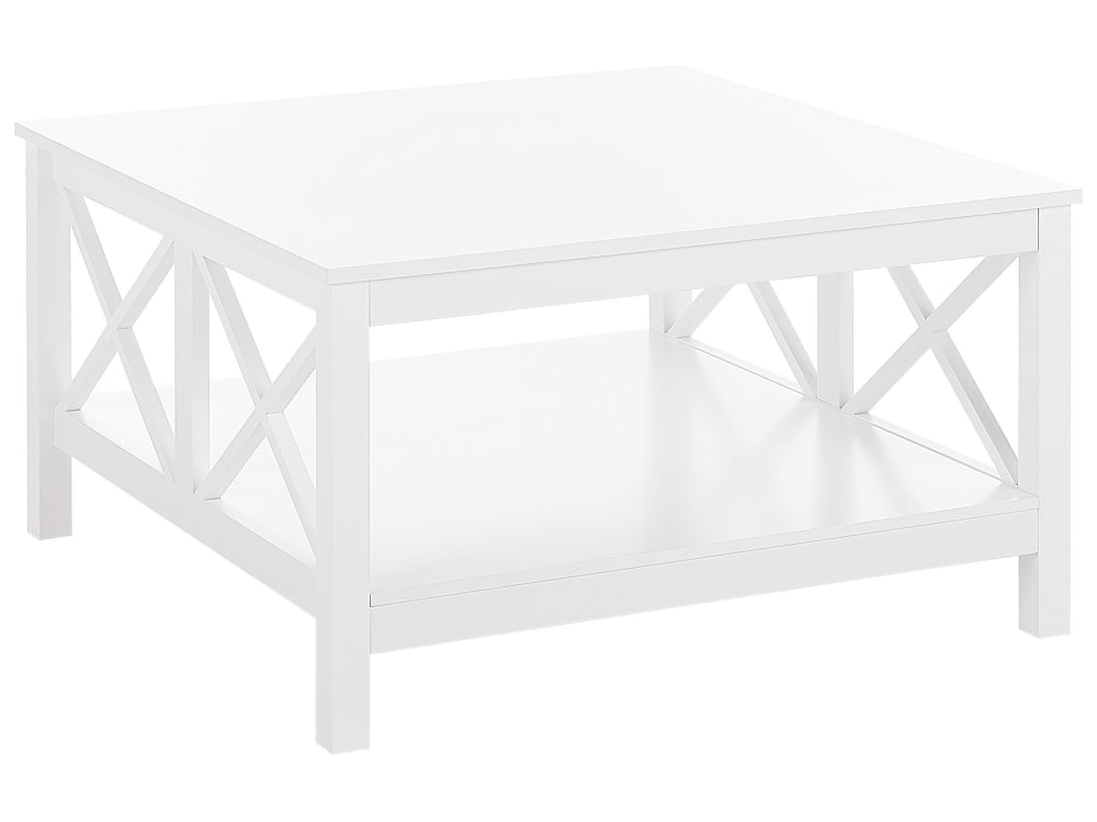 Couchtisch Aus Mdf-Platte, Weiß