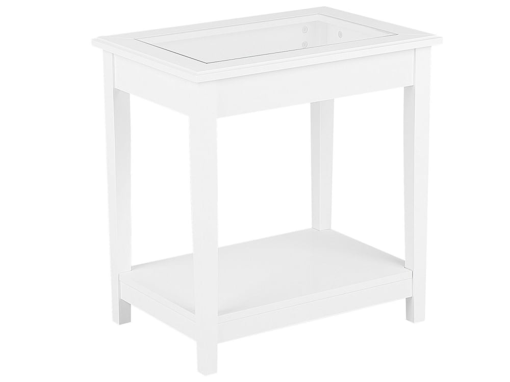 Table d'appoint blanc
