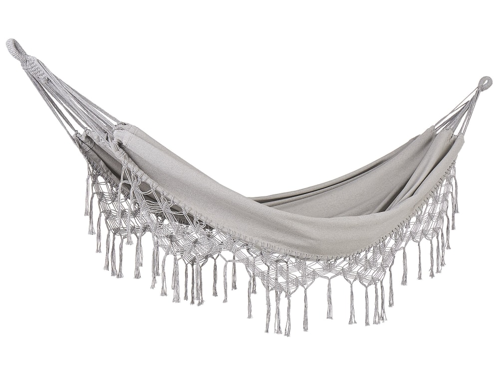 Hamac coton gris clair