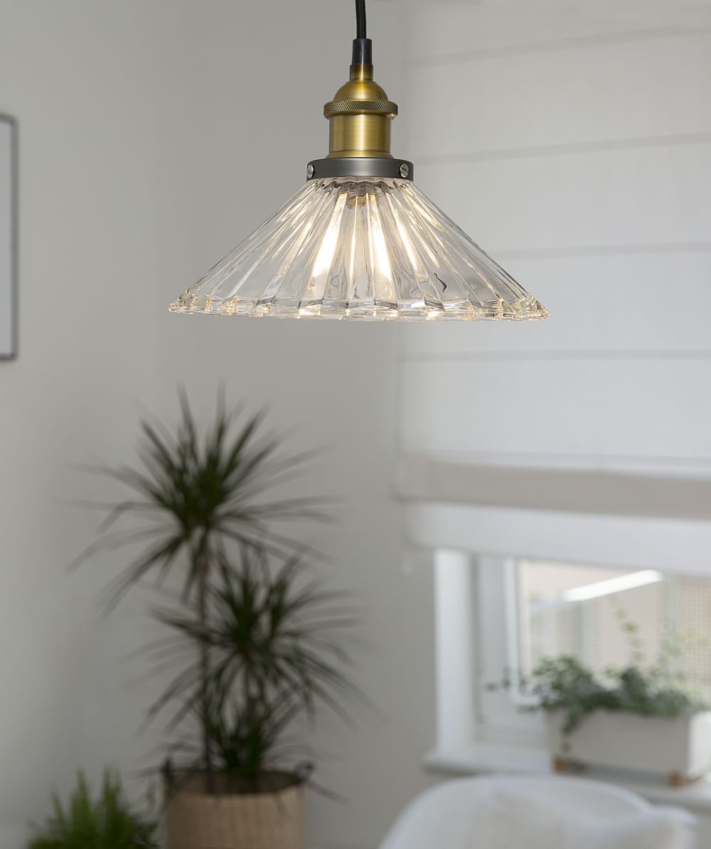 Pendelleuchten aus Glas 96cm, transparent - Maisons Du Monde