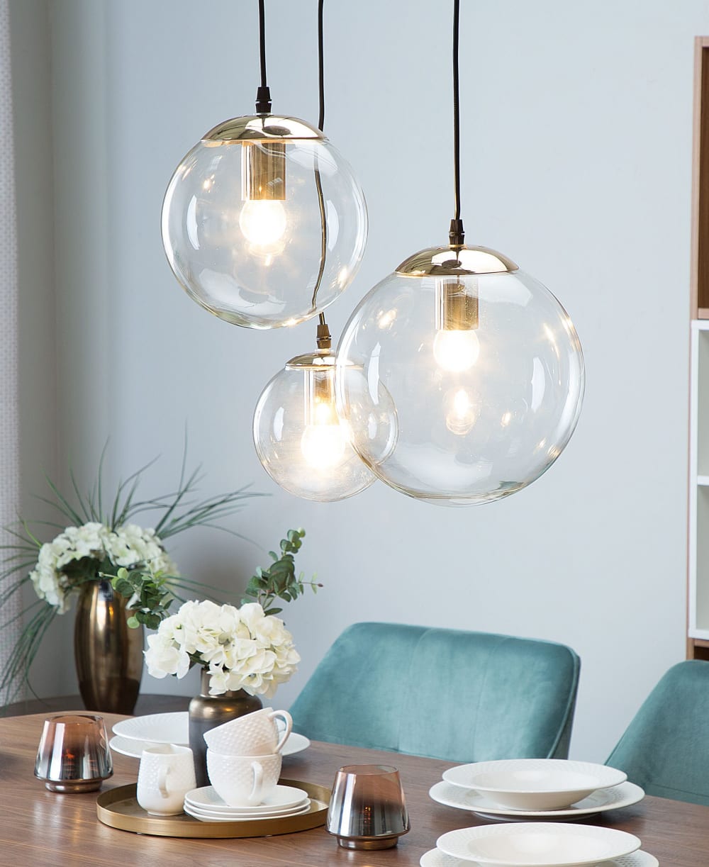 Suspension d’intérieur verre transparent — vue 3
