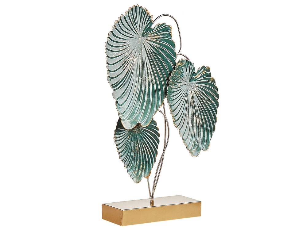 Dekofigur Aus Metall 44Cm, Blau