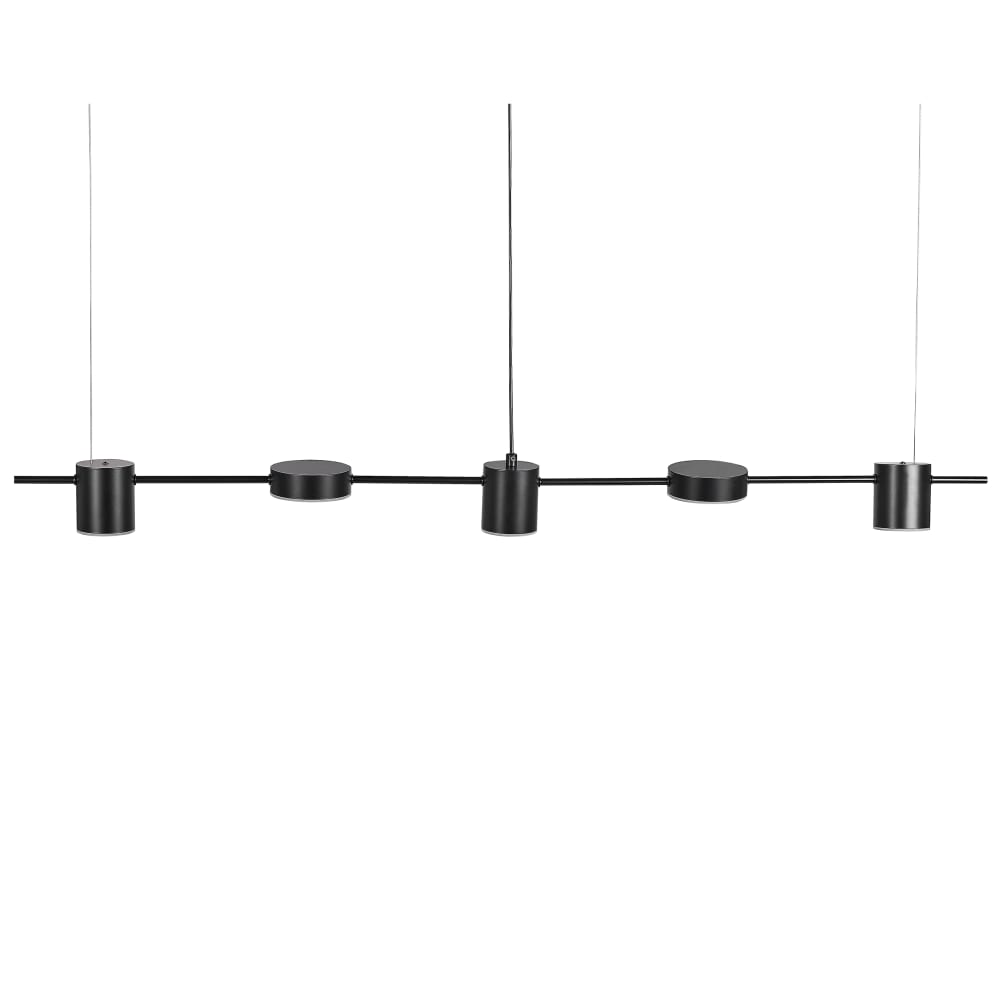 Lampe led suspendue métal noir — vue 4