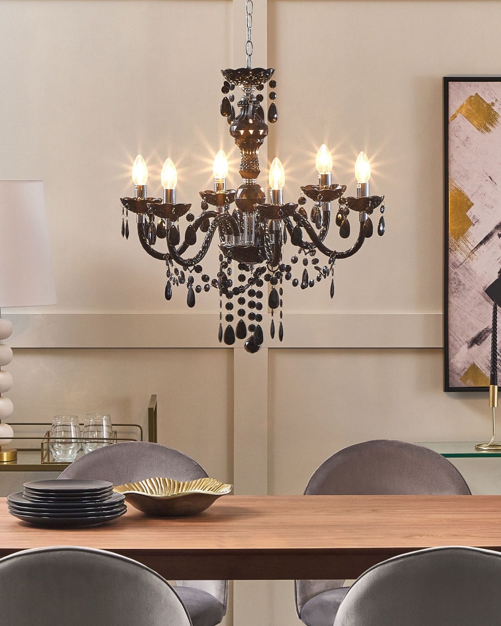 Lustre noir