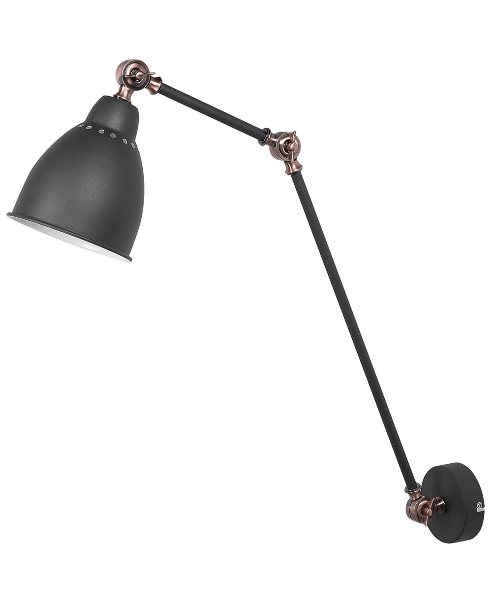 Wandleuchten Aus Metall 18-44Cm, Grau