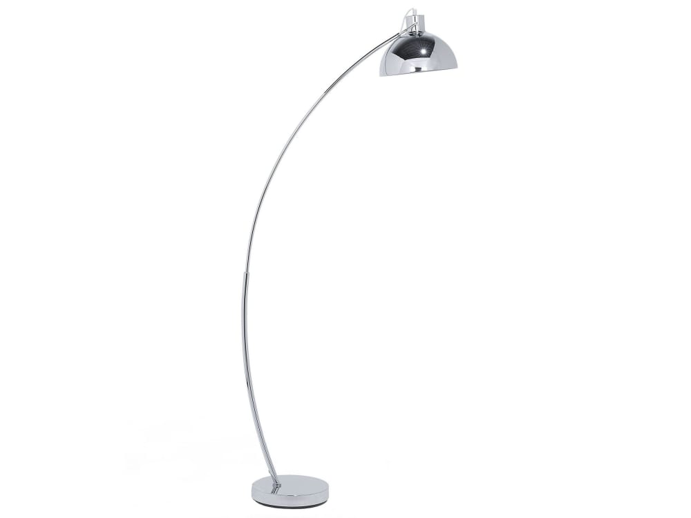 Beliani Stehleuchten aus Metall 155cm, silber style landhaus - Stahl
