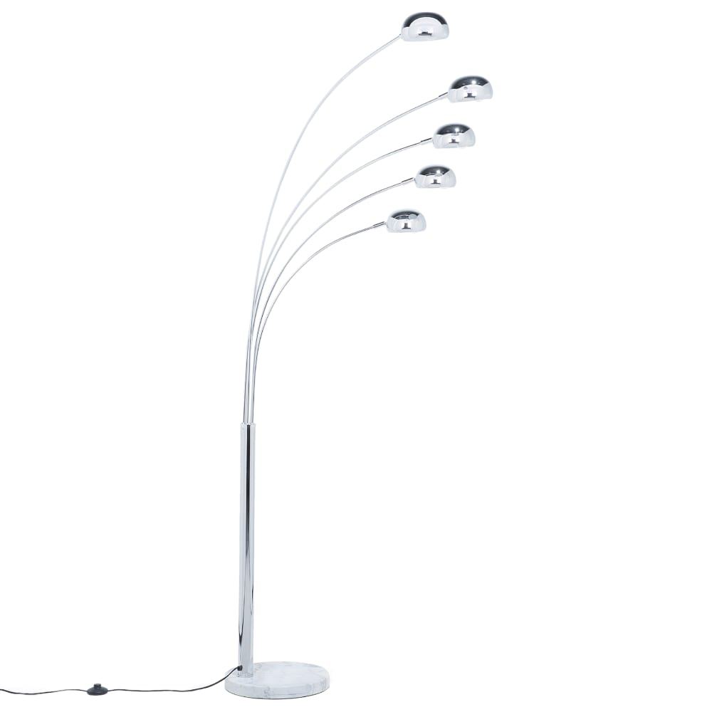 Lampadaire réglable métal argenté — vue 4