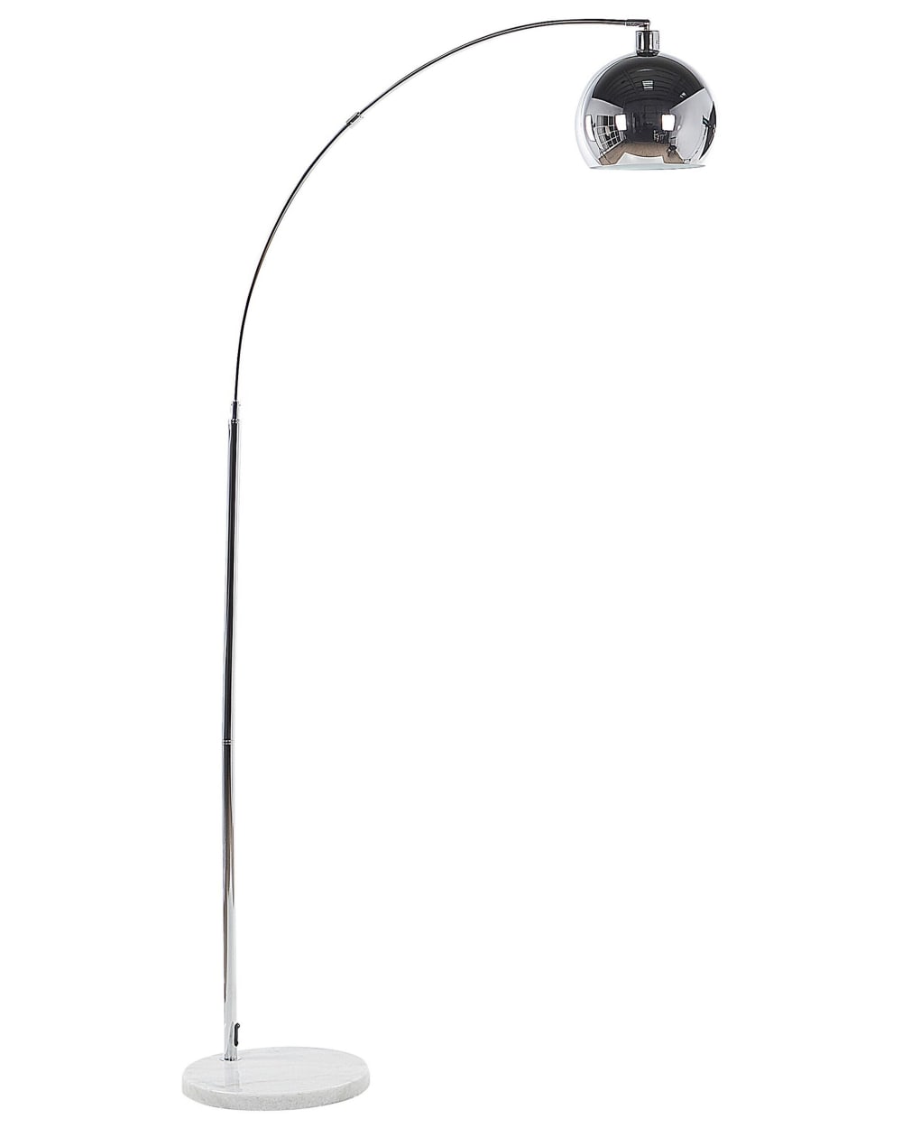 Stehleuchten Aus Metall 210Cm, Silber