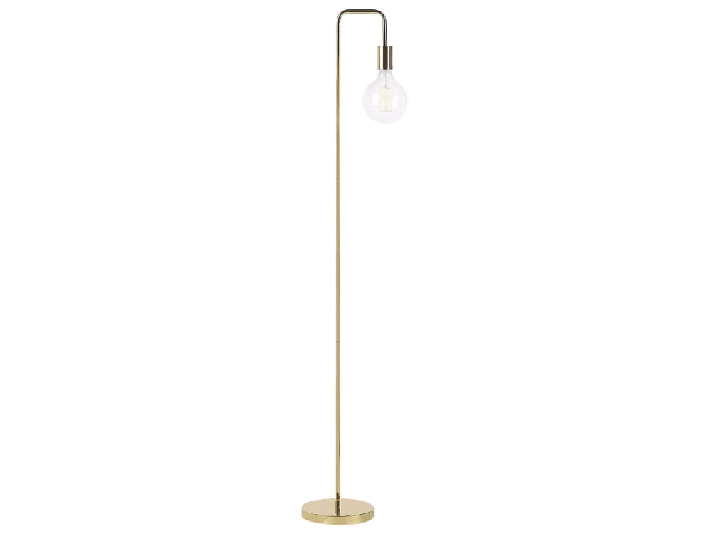 Beliani Stehleuchten aus Metall 140cm, gold style modern - Metall