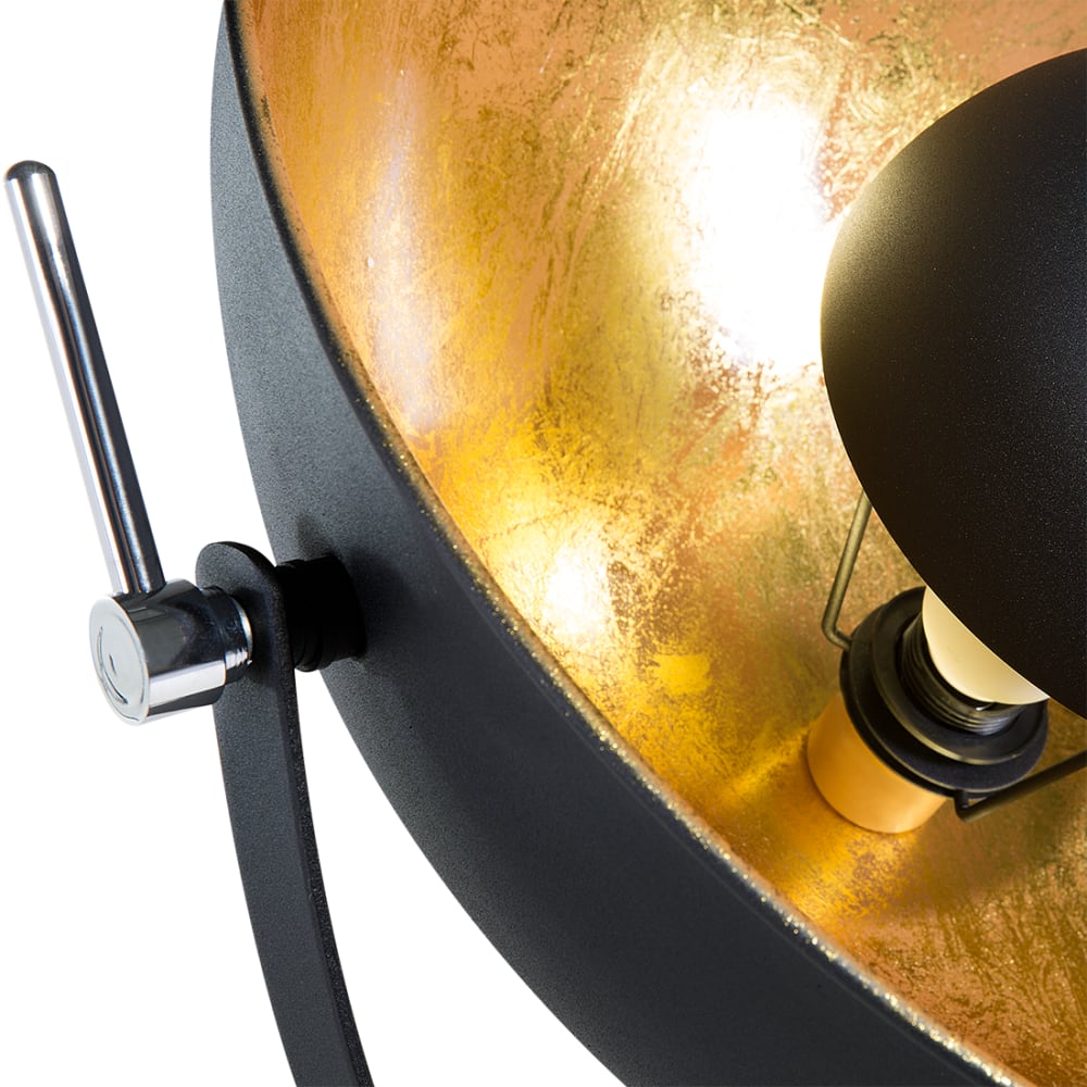 Lampadaire métal doré — vue 4
