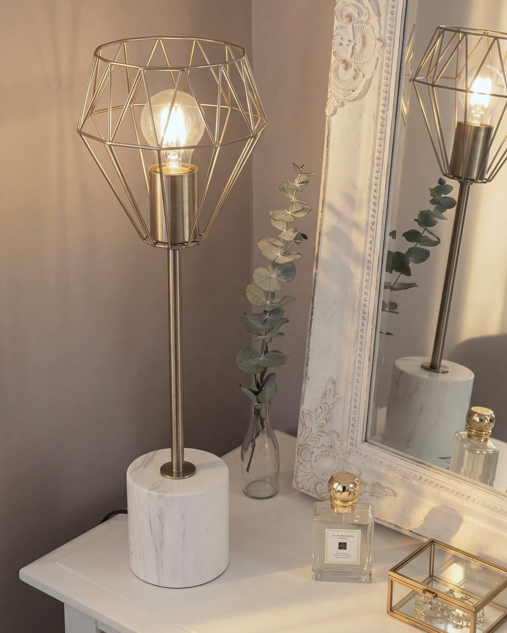 Lampe à poser métal laiton — vue 3