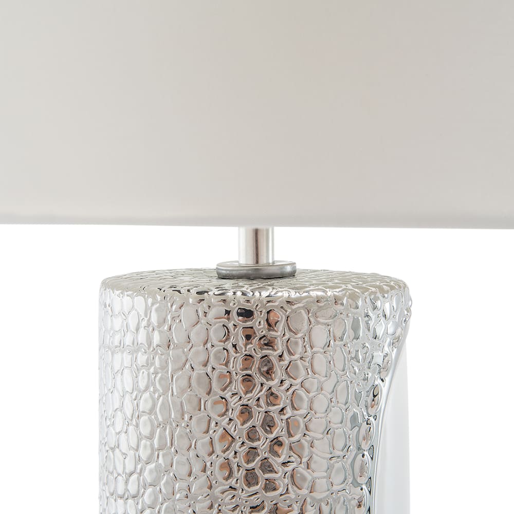 Lampe à poser porcelaine blanc — vue 4