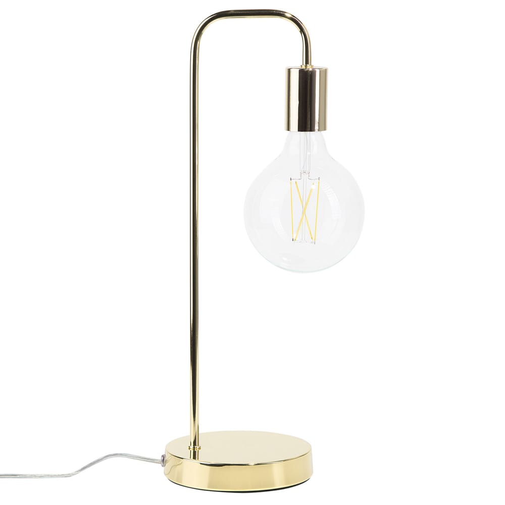 Lampe de bureau métal doré — vue 4