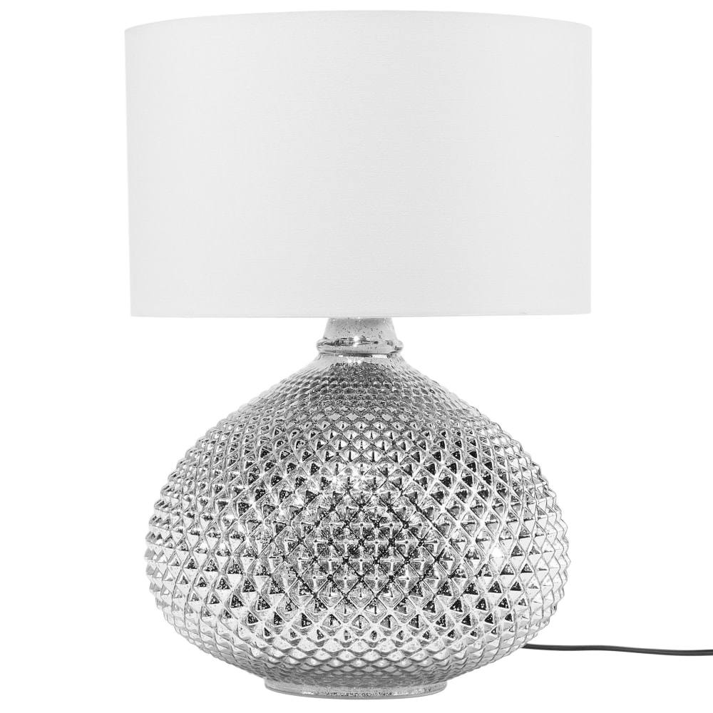 Lampe à poser verre argenté — vue 4