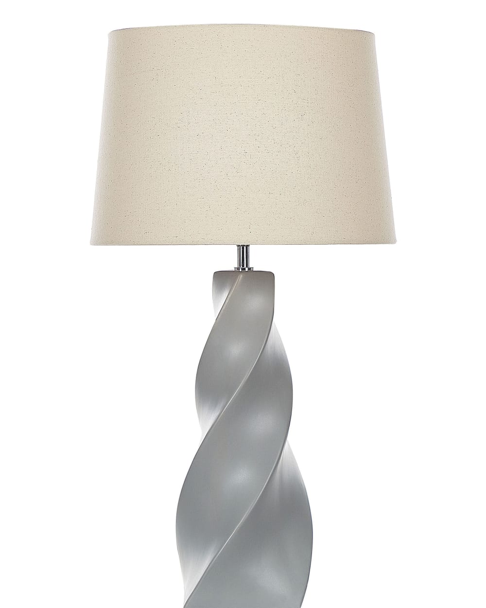 Tischleuchte Aus Keramik 71Cm, Grau