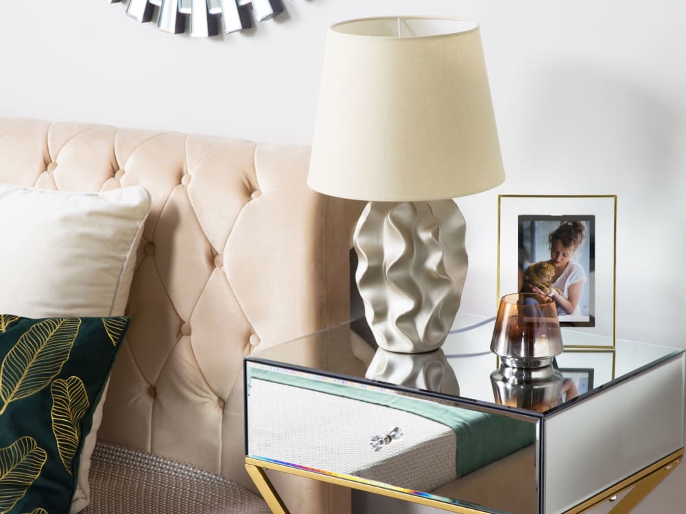 Lampe à poser céramique doré — vue 3
