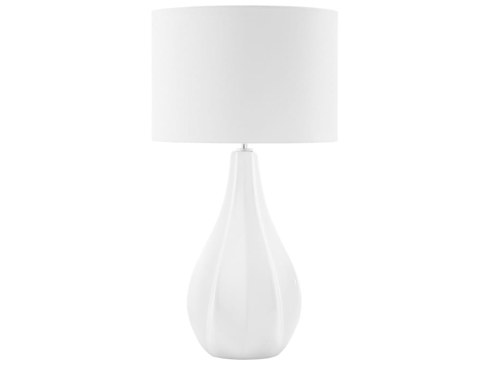 Lampe à poser porcelaine blanc cassé