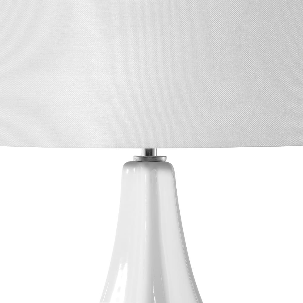 Lampe à poser porcelaine blanc cassé — vue 4