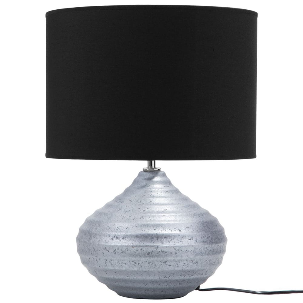 Lampe à poser céramique argenté — vue 4
