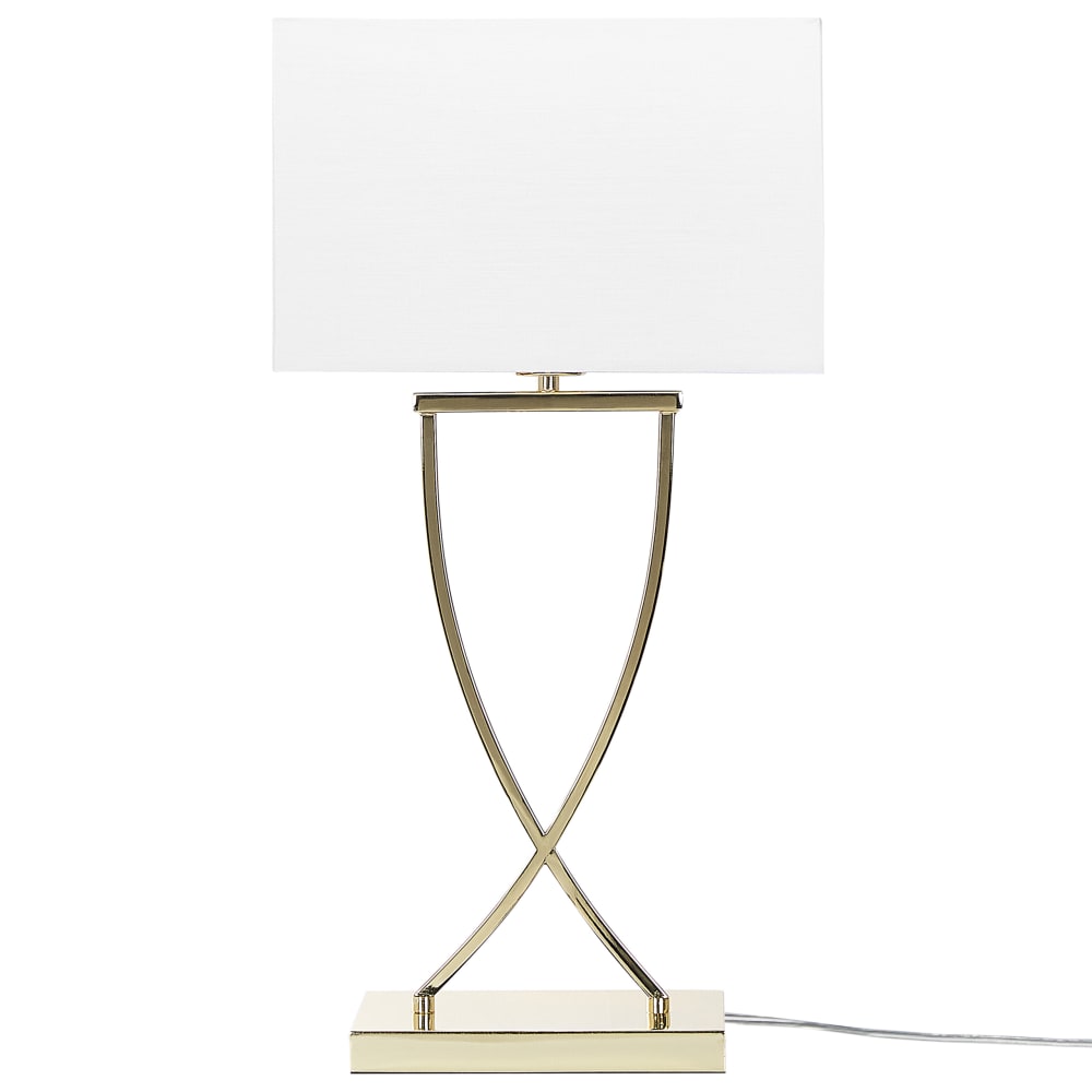 Lampe à poser métal blancdoré — vue 4
