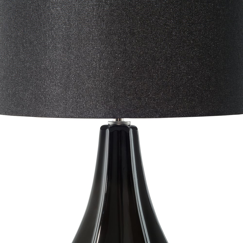 Lampe à poser porcelaine noir — vue 4