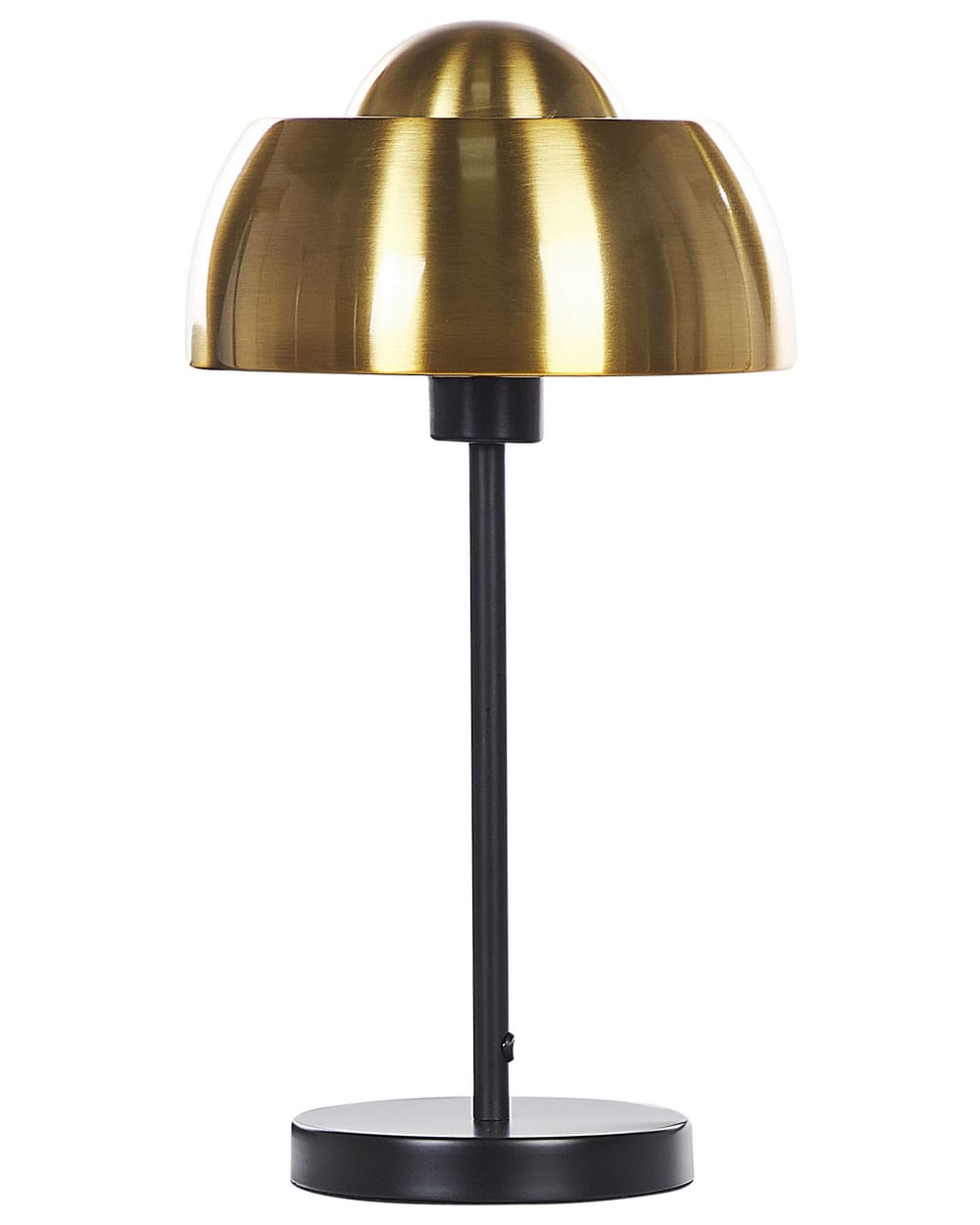 Beliani Tischleuchte aus Metall 44cm, schwarz style modern - Stahl