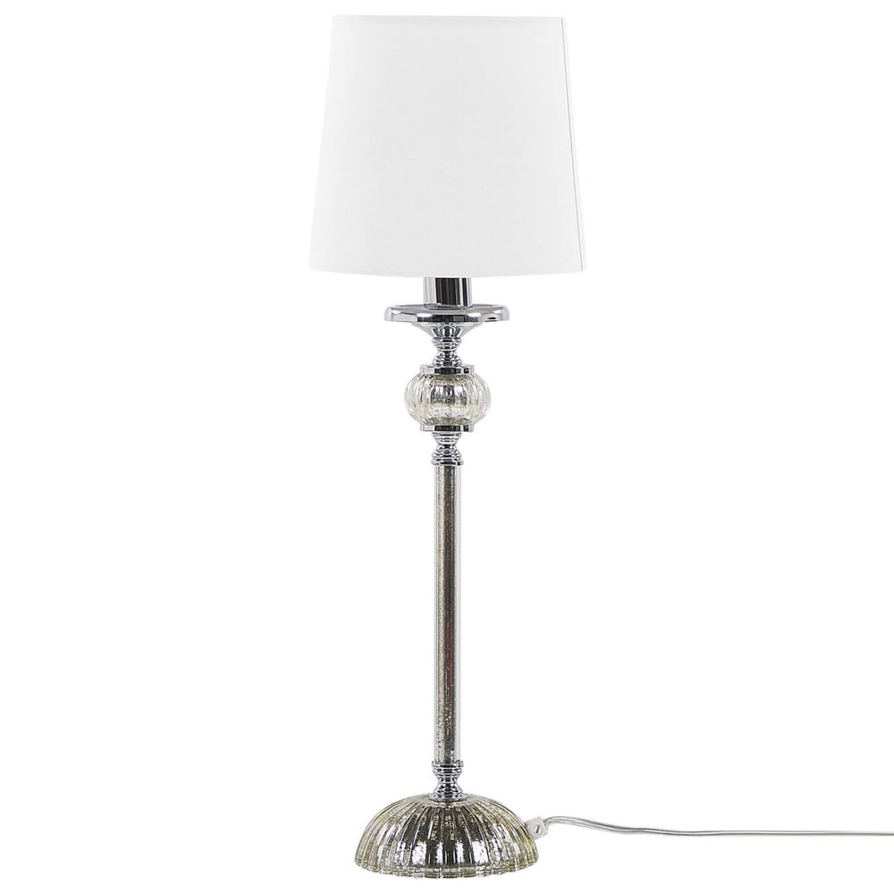 Lampe à poser métal blanc — vue 4