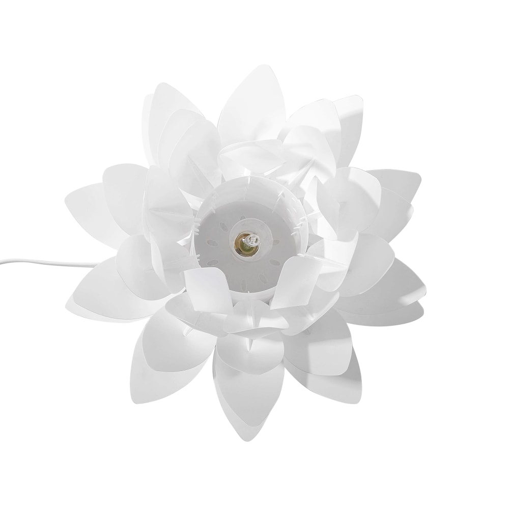 Lampe à poser fleur blanc — vue 4