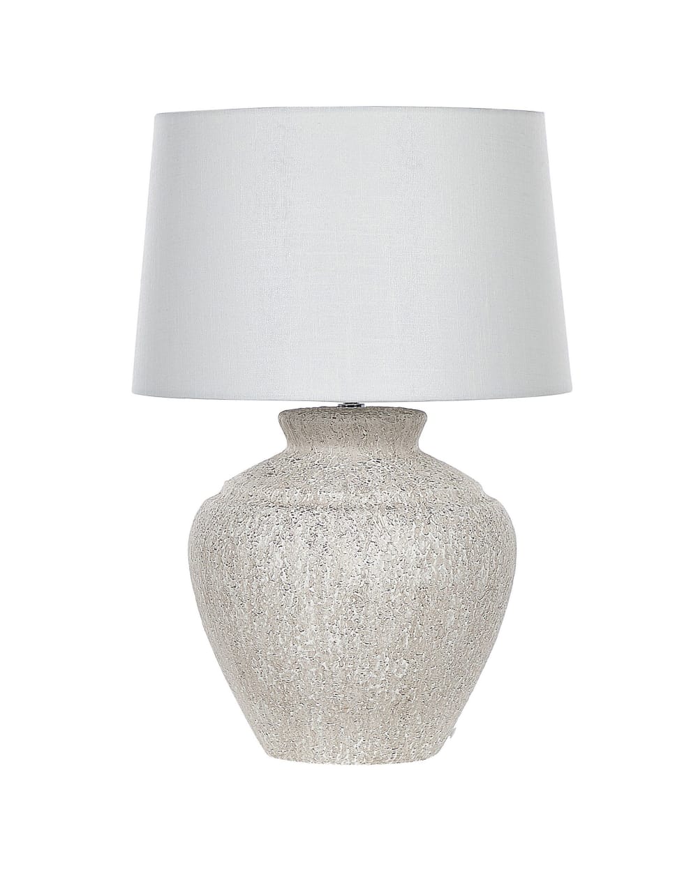Tischleuchte Aus Keramik 60Cm, Beige