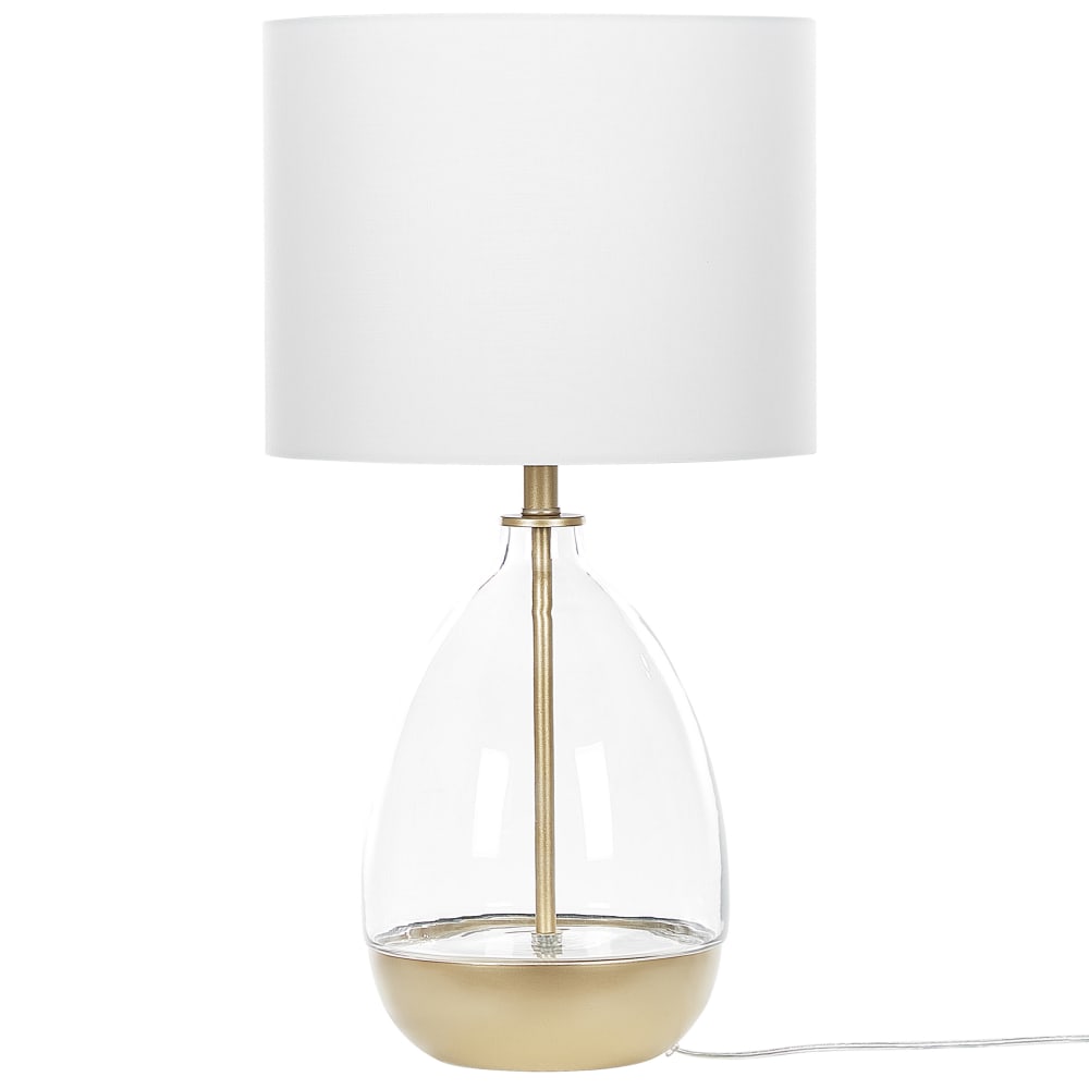 Lampe à poser verre blanc — vue 4