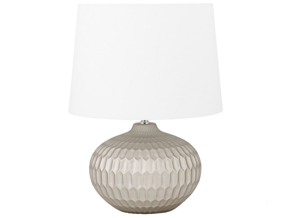 Tischleuchte Aus Stoff 51Cm, Gold